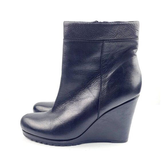 ALDO Wedge Droulliard 97 Black Booties - Size 38 / US 7.5 - Picture 3 of 7
